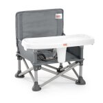 Bright starts rehausseur compact pliable - pop 'n sit, tablette amovible, ultra compact, sac de transport ...