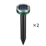 Brightake - r�pulsif � ultrasons solaire anti - rongeurs et serpents - lot de 2 imperm�able ip65 70m� ...