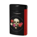 Briquet s. t. dupont memento mori new minijet noir