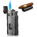 Briquet tempête 3 allume - feu à jet et butane briquet à gaz rechargeable pour camping utilisation de ... Briquet tempête 3 allume - feu à jet et butane briquet à gaz rechargeable pour camping utilisation de ...