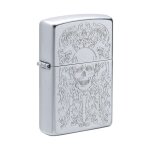 Briquet zippo skull design