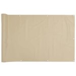 Brise - vue pour balcon 75x300 cm brise vue jardin brise vue terrasse pare vue jardin exterieur brise ...