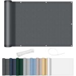 Brise vue balcon 90x300cm imperm�able cache vue balcon protection uv opaque r�sistant aux contre vent ...