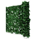 Brise vue pour balcon protection contre le vent pour clture de balcon terrasse 300x100 cm feuille foncee ...