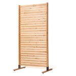 Brise - vue en bois - vevor - 91x186 cm - avec support - paravent sparateur extrieur durable - pour ...