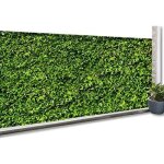 Brise vue occultant 15 x 10 m imprim feuillage 160 gr / m