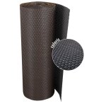 Brise - vue en rsine tresse pour balcon et clture coloris anthracite 0. 9 x 3 m
