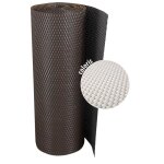 Brise - vue en rsine tresse pour balcon et clture coloris blanc 0. 9 x 3 m