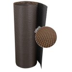 Brise - vue en résine tressée pour balcon et clôture coloris marron 1 x 5 m Brise - vue en résine tressée pour balcon et clôture coloris marron 1 x 5 m