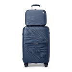 British traveller set de 2 valise cabine rigide lgre 55x40x22cm valises de voyage  4 roulettes et ...