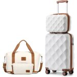British traveller set de 4 valises cabine 53x35x21cm valise + vanity case + sac de voyage pour sport ...