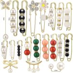 Broches bijoux en perles - ulisem - lot de 20 - styles vari�s - faciles � utiliser - accessoire raffin� ...