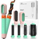 Brosse  air chaud  ions ngatifs 6 en 1 110000 trmin lisseur et boucleur automatique pour tous types ...