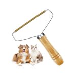 Brosse pour animaux - autonettoyante - dents en mtal cuivre - pour chiens et chats - poils courts et ...