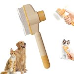 Brosse pour chats peigne anti - puces peigne pour chiens et chats brosse de toilettage pour chats et ...