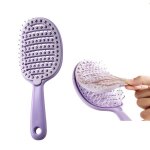 Brosse  cheveux autonettoyante et dmlante ? courbe et ventile schage plus rapide pour femmes hommes ...