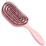 Brosse cheveux brosse poils sanglier brosse brushing peigne dmlant rapide sans tirer les cheveux adapte ...