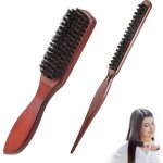 Brosse cheveux poils de sanglier2 pices brosse poils sanglierbrosse poil de sanglier cheveuxbrosse (brun ...