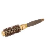Brosse � cheveux ronde - zerodis - poils de sanglier - s�chage rapide - r�duit les frisottis - antistatique ...