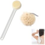 Brosse pour corpsbrosse dos douche long manchedoux brosse pour le dos douchebrosse de bain pour brossage ...