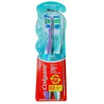 Brosse  dents - colgate - 360 clean - poils souples - tampon langue - lot de 2