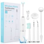Brosse  dents lectrique avec hydropulseur brosse  dents  ultrasons 3 en 1 irrigateur buccal et nettoyeur ...