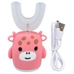 Brosse à dents électrique - non spécifié - modèle u - rose - 360° - pour enfants Brosse à dents électrique - non spécifié - modèle u - rose - 360° - pour enfants