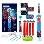 Brosse a dents electrique oral b spiderman pro 103 vitalite + 8 cadeaux gratuits