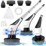 Brosse electrique nettoyage [ipx8 impermable] homtronics brosse menage electrique brosse nettoyage salle ...