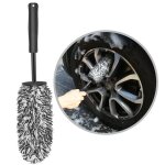 Brosse jantes voiture brosse de nettoyage en microfibre brosse de roue de voiture jante sans partie mtallique ...