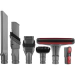 Brosse kit accessoires pour dyson v8 v7 aspirateur avec adaptateur pour dyson v6 dc45 dc35 dc52 dc29 ...