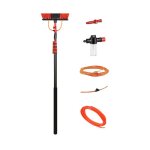Shine brosse à eau extensible jusqu?à 46 m - manche télescopique 4 pièces avec accessoires et distributeur ... Shine brosse à eau extensible jusqu?à 46 m - manche télescopique 4 pièces avec accessoires et distributeur ...