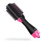 A brosse lissante et bouclante  double fonction 1000 w avec ions ngatifs anti - frisottis convient ...