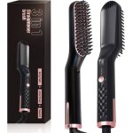 Brosse lissante pour cheveux 3 en 1 brosse chauffante fer a lisser lisseur barbe anti - brlure ionique ...