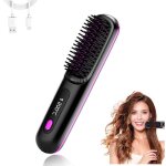 Brosse lissante peigne lisseur lisseur sans fil 199 millions danions brosse chauffante pour lisser les ...