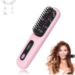 Brosse lissante peigne lisseur lisseur sans fil 199 millions danions brosse chauffante pour lisser les ...