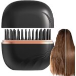 Brosse lissante sans fil 2 - en - 1 mini chauffage 160 - 200�c recharge usb 2000mah anti - br�lure l�g�re ...