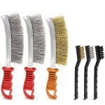 Brosse metallique brosse laiton 6 pcs brosse inox brosse fer perceuse brosse fer pour nettoyer four vier ...