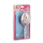Brosse  paillettes et collier barbie pour enfant ds 3 ans - rose - accessoires enfants