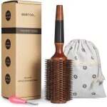 Brosse ronde pour le s�chagebrosse � cheveux ronde en poils de sangliergrande brosse de style pour femmes ...
