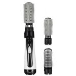 Brosse sche - cheveux 3 en 1 ? rotation auto 2 brosses dtachables ? coiffage pro rapide ? abs lger ...