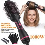 Brosse soufflante - 1000w - s�cher redresser et donner du volume - onvient � tous les types de cheveux ...