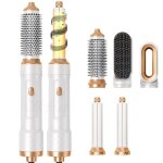 Brosse soufflante 5 en 1 air styler - seche cheveux hair styler avec 5 accessoires - airflow fer a boucler ...