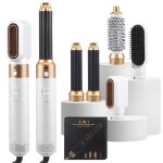 Brosse soufflante avec 5 accessoiresairstyler 5 - en - 1pour scherbrosse coiffante chauffante pour lisser ...