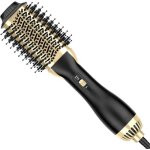 Brosse soufflante brosse � air chaud s�che - cheveux en une �tape et styler volumizer pour s�cher lisser ...