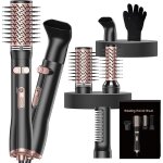 Brosse soufflante rotative cheveux courts cheveux doux et brillants 1000 w 2 brosses pour tous les types ...