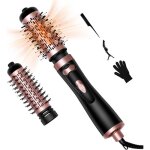 Brosse soufflante rotative seche cheveux brosse rotative 3 en 1 brosse rotative 3 tempraturesbrosse ...