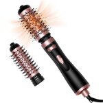 Brosse soufflante sche - cheveux ionique rotative brosse de coiffage air chaud avec tte 38 mm et 50 mm ...