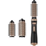 Brosse soufflante sche - cheveux ionique rotative avec tte 38 mm et 50 mm volumateur de style revtement ...