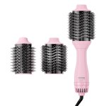 Brosse soufflante sèche - cheveux ionique tête 65 mm 75 mm - vevor - brosse de coiffage à air chaud 4 ... Brosse soufflante sèche - cheveux ionique tête 65 mm 75 mm - vevor - brosse de coiffage à air chaud 4 ...